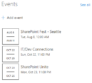 Events – SharePoint Communictions Sites in Office 365