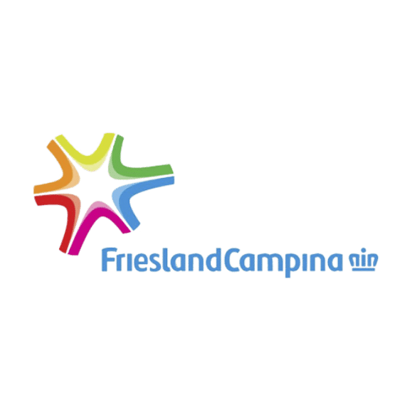 friesland campina logo, vx company